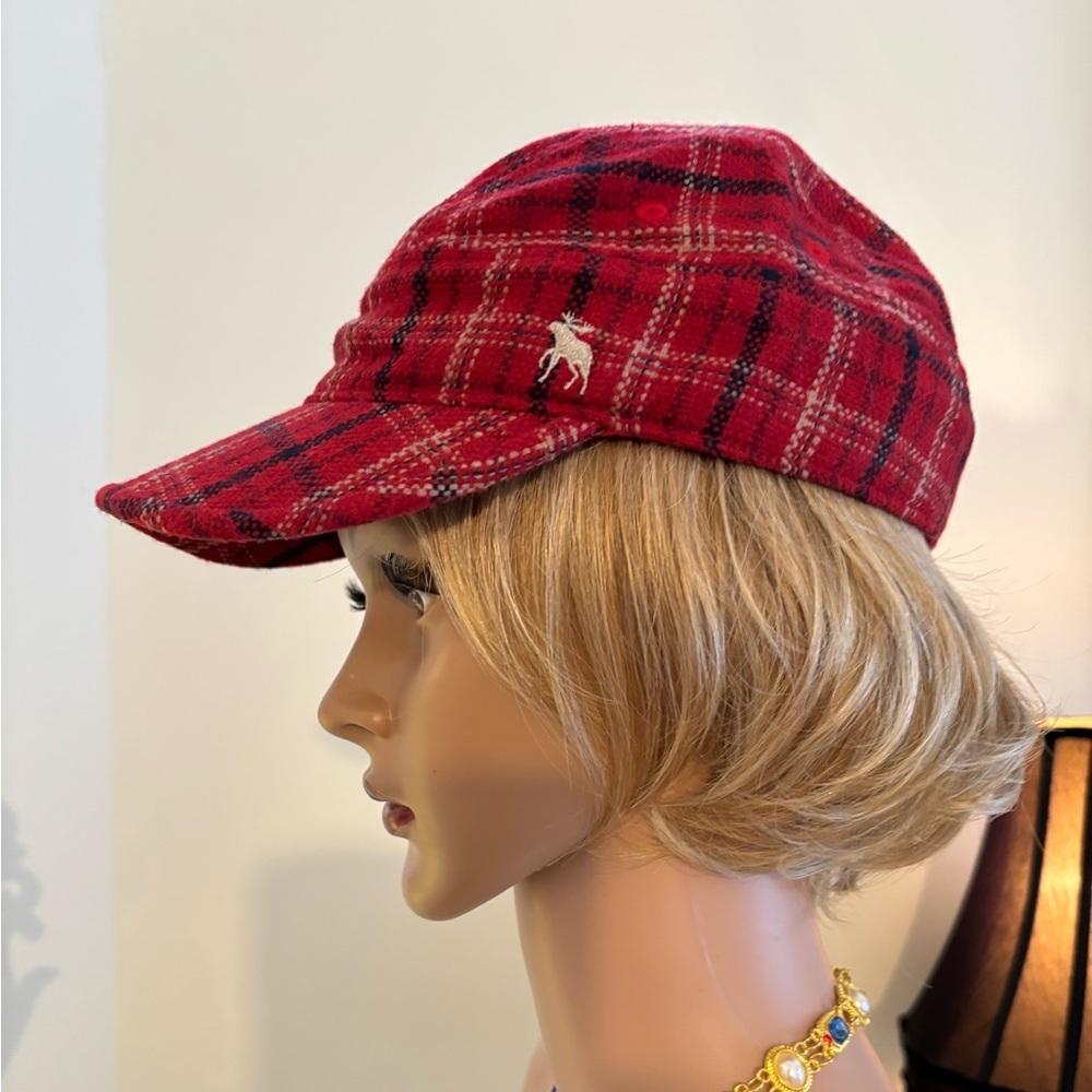 Red Plaid Cap by